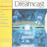 Official Sega Dreamcast Magazine Demo Disc July 2000 Sega Dreamcast US box art